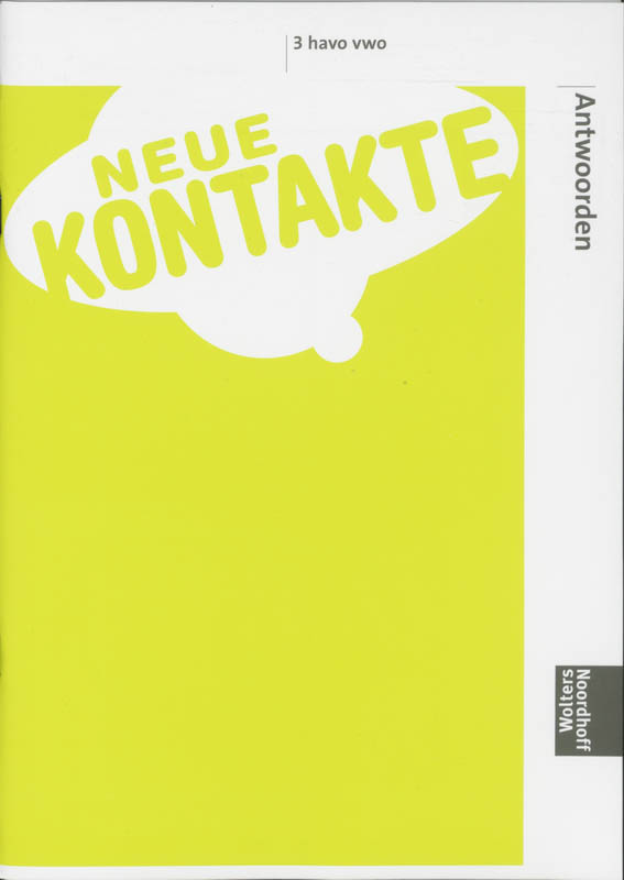 Antwoorden 3 Havo/vwo Neue Kontakte
