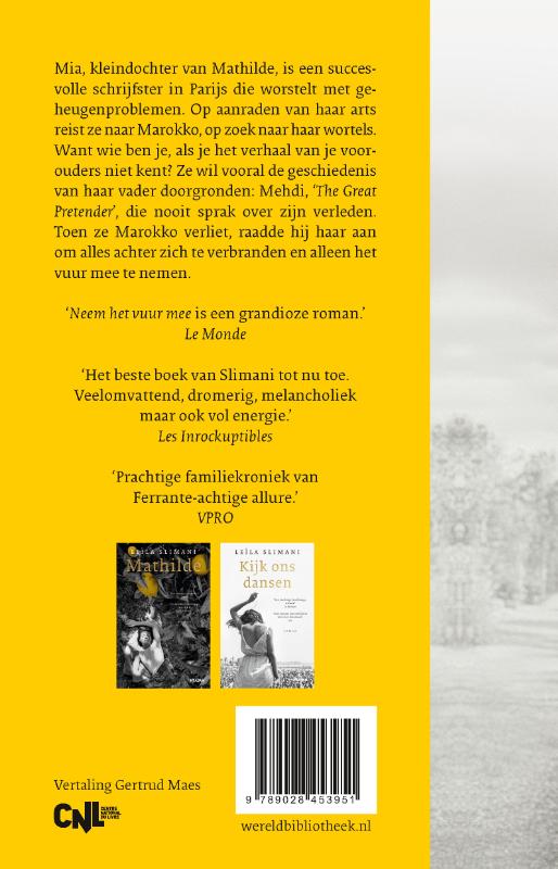 Neem het vuur mee / Het land van de anderen / 3 achterkant