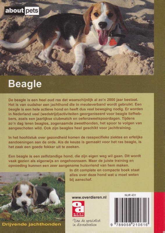 Over Dieren  -   De Beagle achterkant