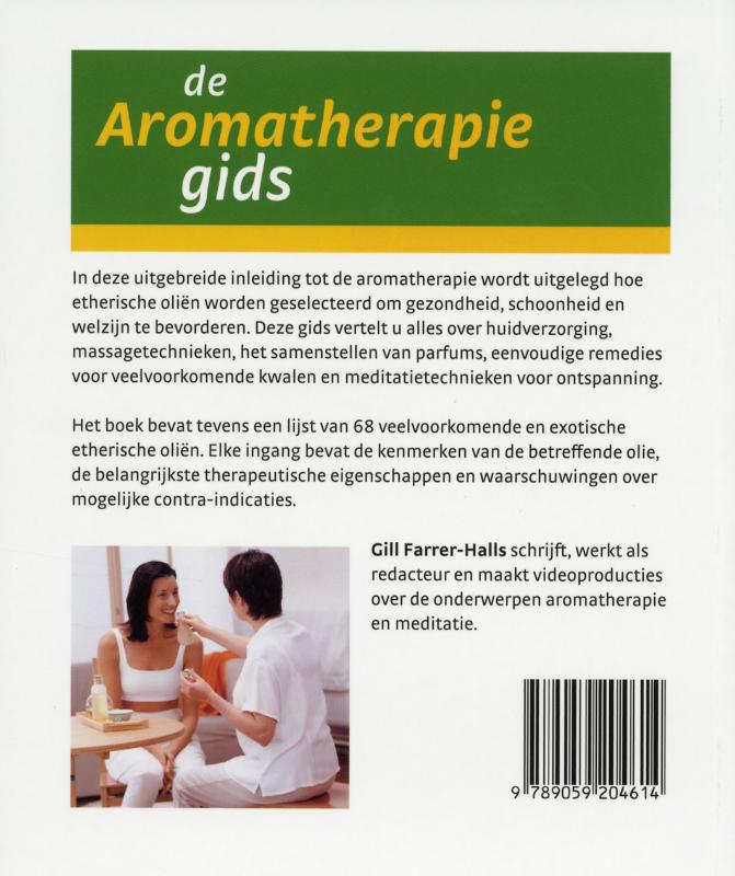 De aromatherapiegids achterkant