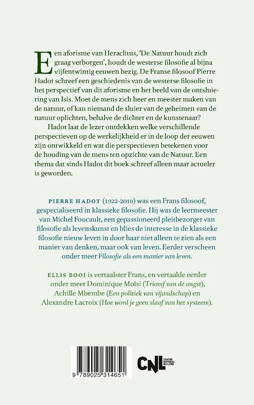 De sluier van Isis achterkant