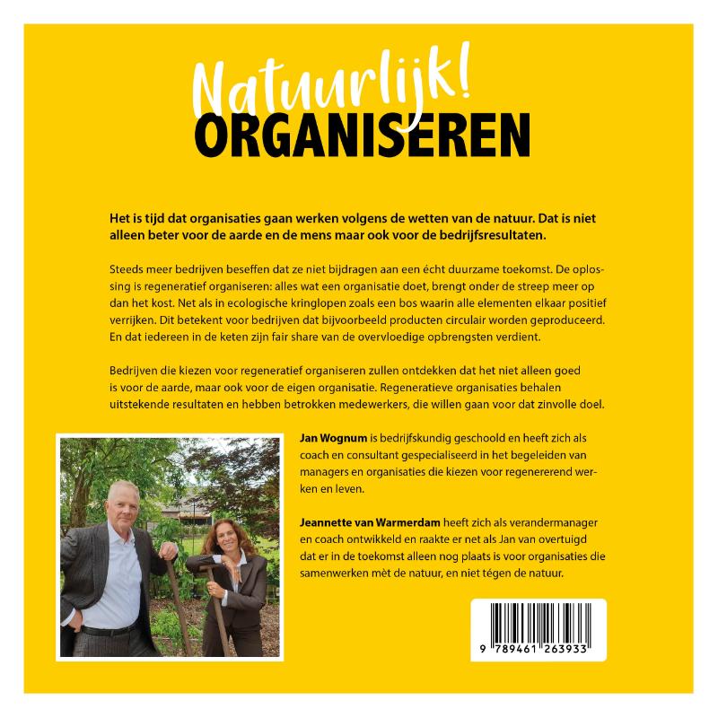 Natuurlijk! Organiseren achterkant