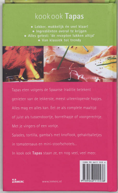 Tapas / Kook ook Tapas / Kook ook achterkant