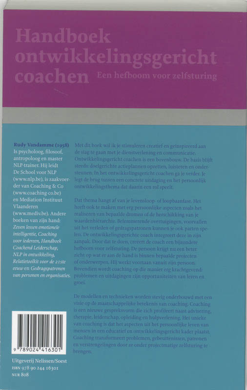 Handboek ontwikkelingsgericht coachen achterkant