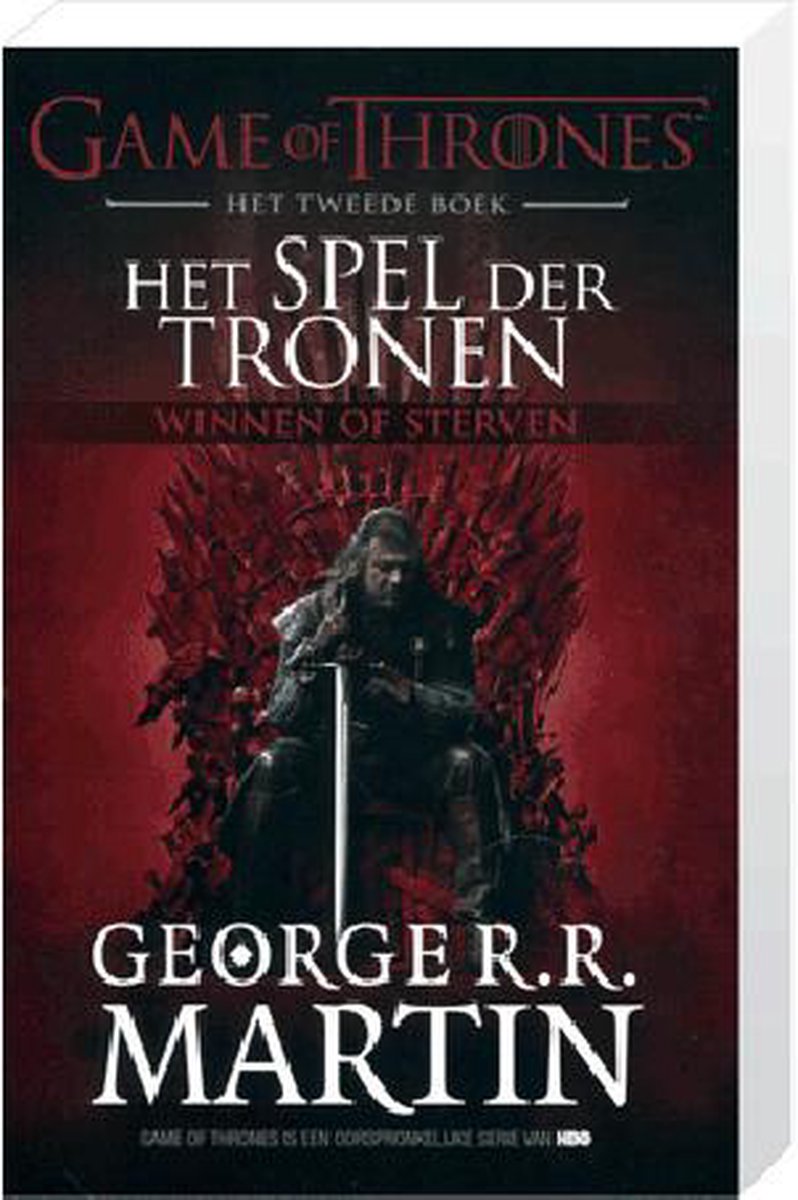 boekenbalie_9789021019284_cover Het spel der Tronen, het Tweede Boek, Winnen of Sterven