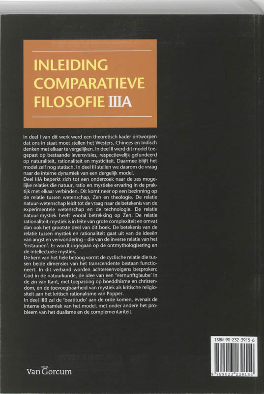 Inleiding comperatieve filosofie IIIA achterkant