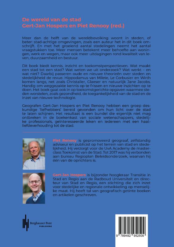 De wereld van de stad achterkant