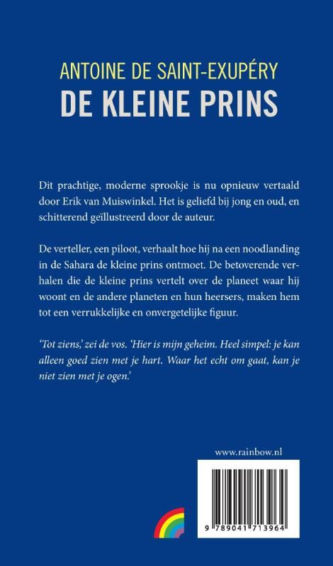 De kleine prins / Rainbow pocketboeken / 1388 achterkant