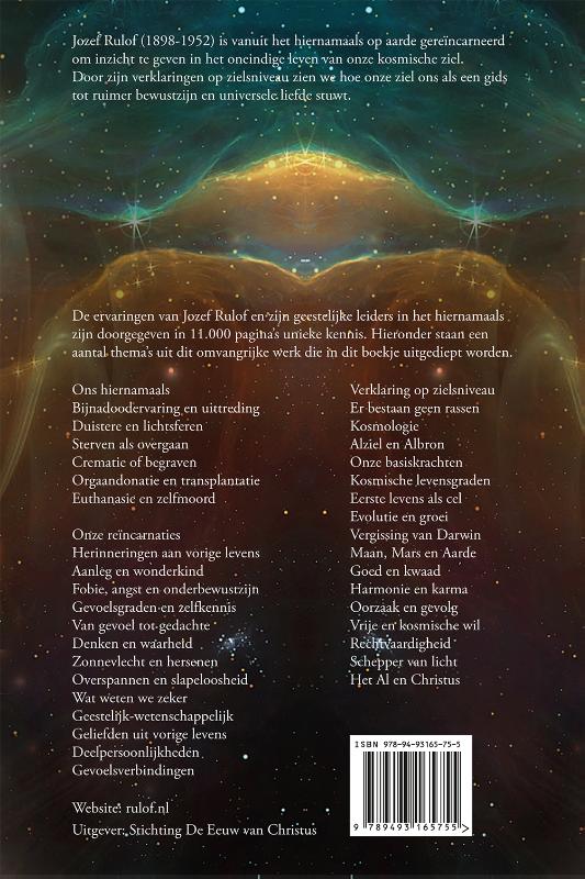 Onze Kosmische Ziel achterkant