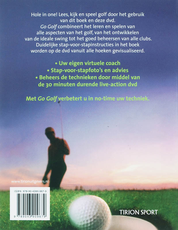 Go Golf Incl. Dvd achterkant