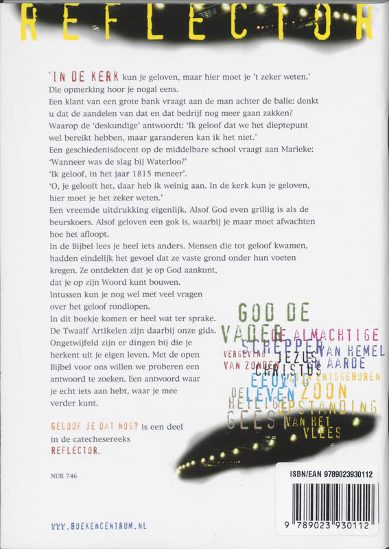 Reflector - Geloof je dat nog? Reflector - Geloof je dat nog? achterkant