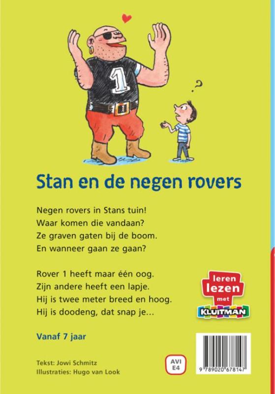 Stan en de negen rovers achterkant