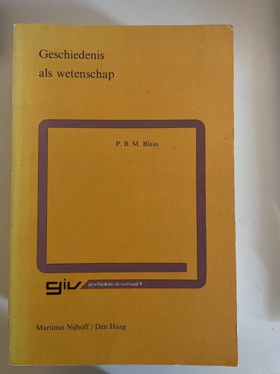 Geschiedenis als wetenschap