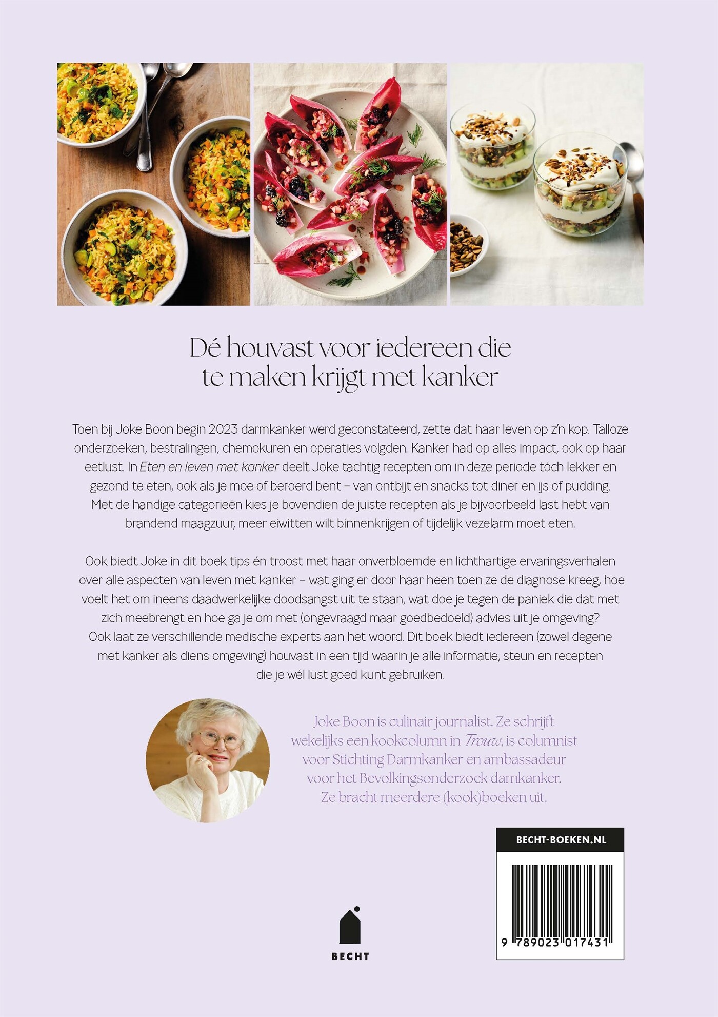 Eten & leven met kanker achterkant