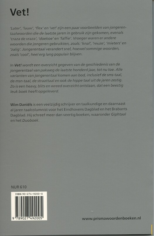 Vet! / Prisma Taal Vet! / Prisma Taal achterkant