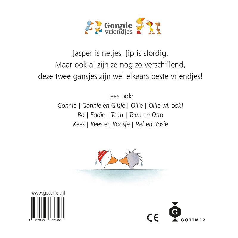 Gonnie & vriendjes - Jasper en Jip achterkant