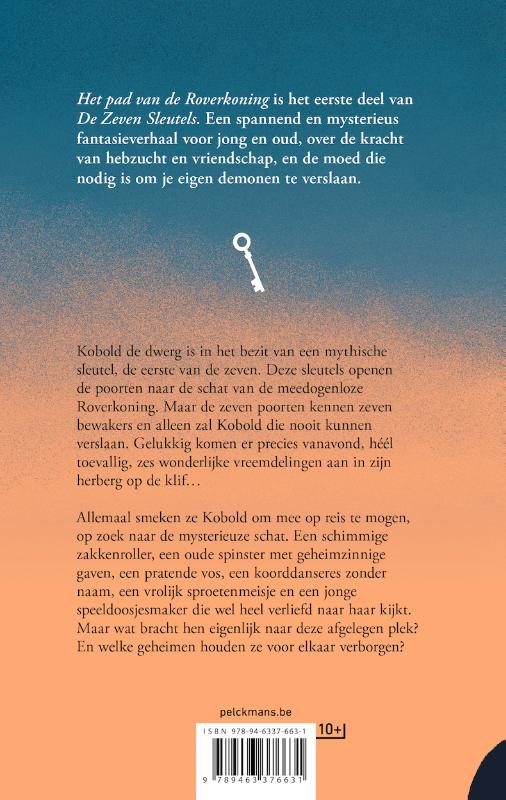 Het pad van de Roverkoning / De zeven sleutels / 1 achterkant