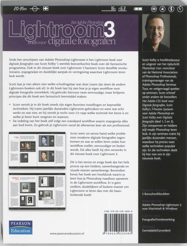 Het Lightroom 3 boek voor digitale fotografen Het Lightroom 3 boek voor digitale fotografen achterkant