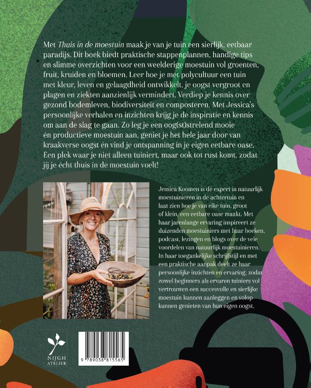 Thuis in de moestuin achterkant