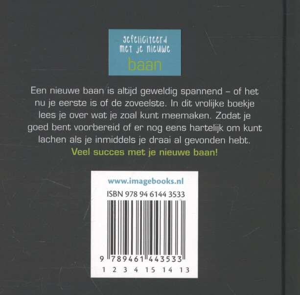 Gefeliciteerd met je nieuwe baan achterkant