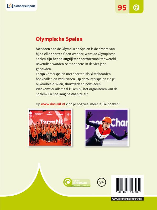 Olympische Spelen / Junior Informatie / 95 achterkant