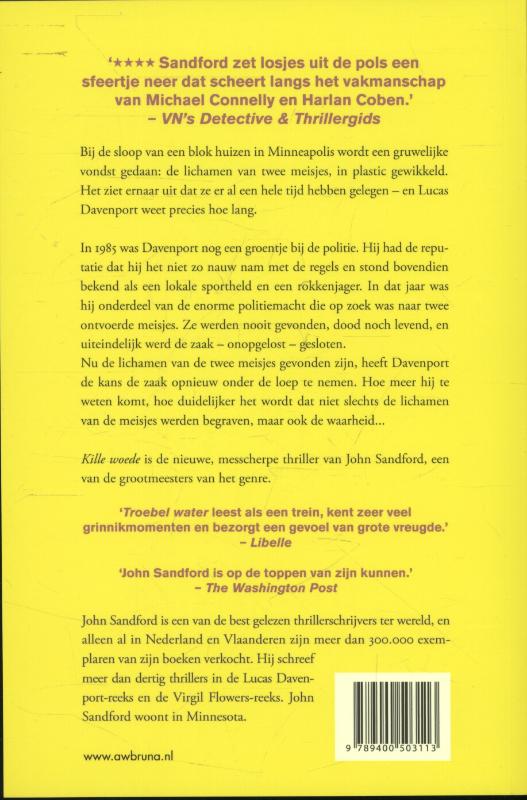 Kille woede / Lucas Davenport / 29 achterkant