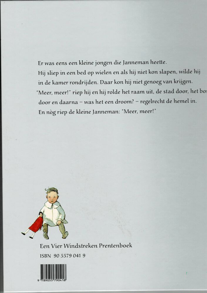 De kleine Janneman / Een Vier Windstreken prentenboek achterkant
