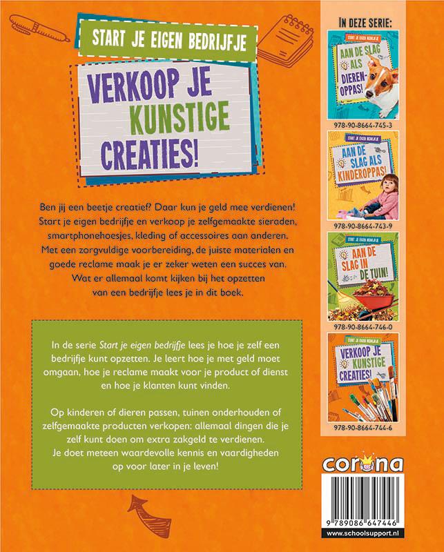 Verkoop je kunstige creaties! / Start je eigen bedrijfje achterkant