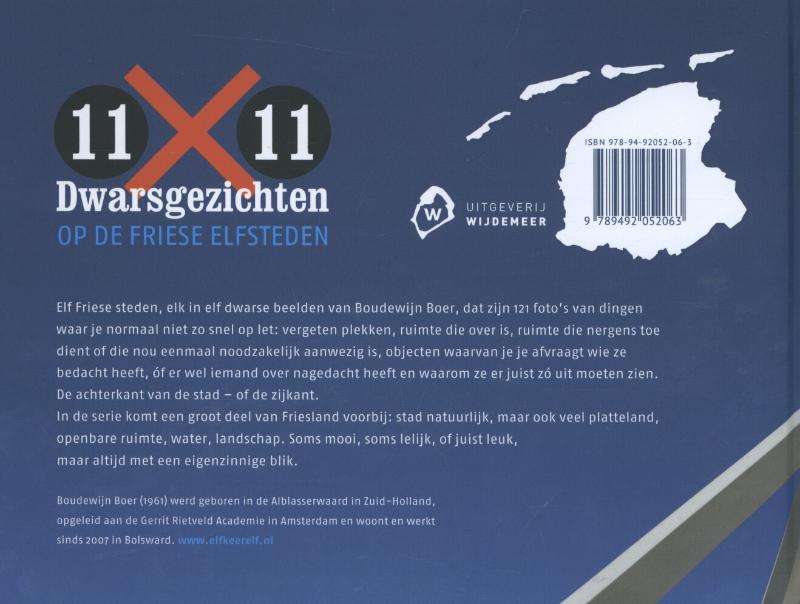 11 x 11 - Dwarsgezichten op de Friese elfsteden achterkant