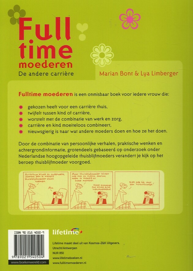 Lifetime Fulltime moederen / Lifetime achterkant