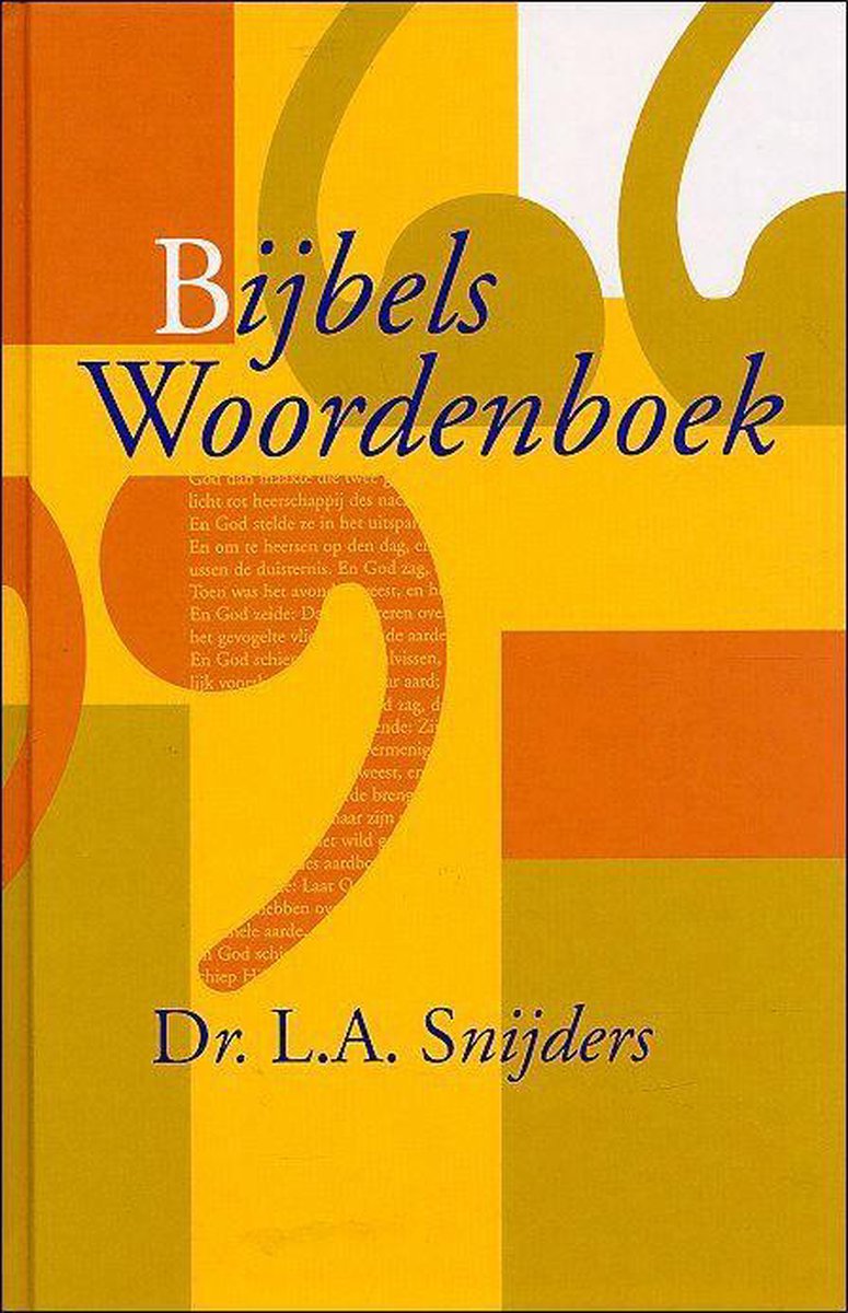 L.A. Snijders Bijbels Woordenboek thumbnail