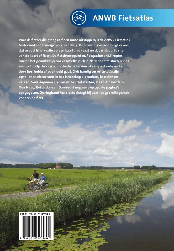 ANWB fietsgids - Nederland 2012 achterkant