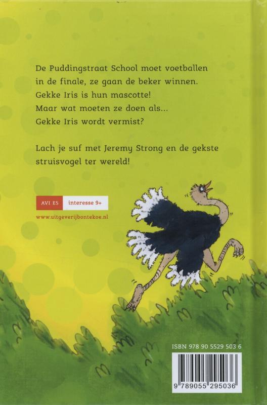 Gekke Iris wordt vermist achterkant