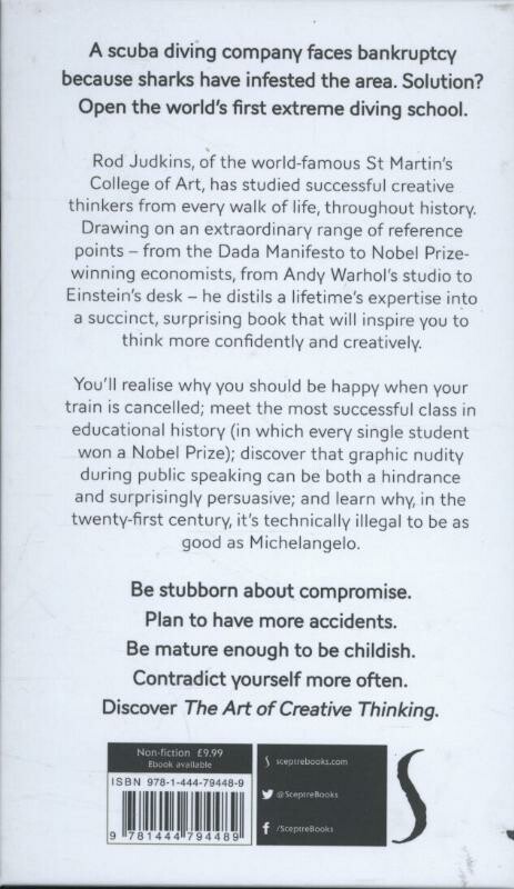 Art of Creative Thinking achterkant