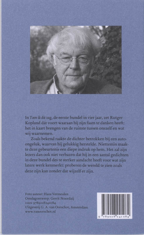 Toen ik dit zag Toen ik dit zag achterkant