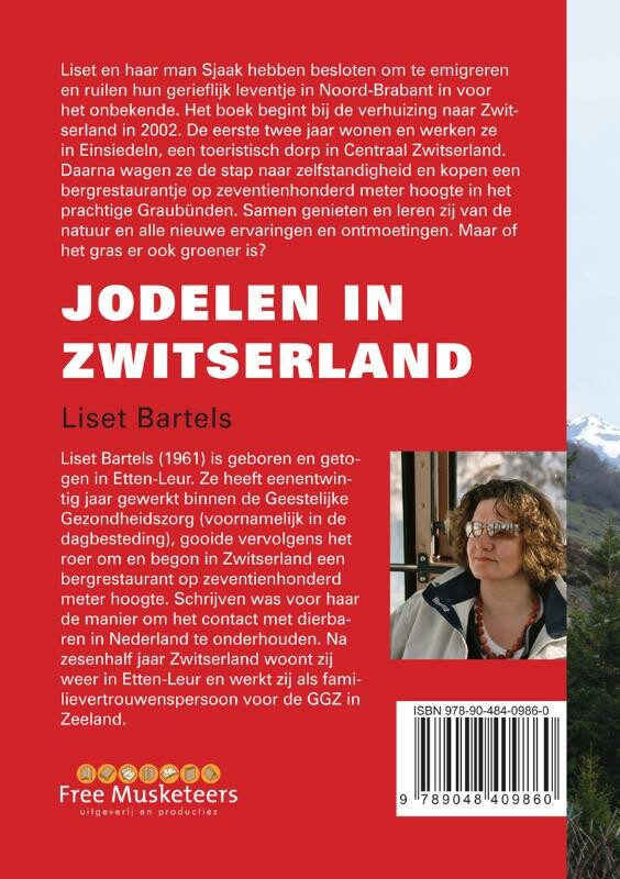 Jodelen in Zwitserland achterkant