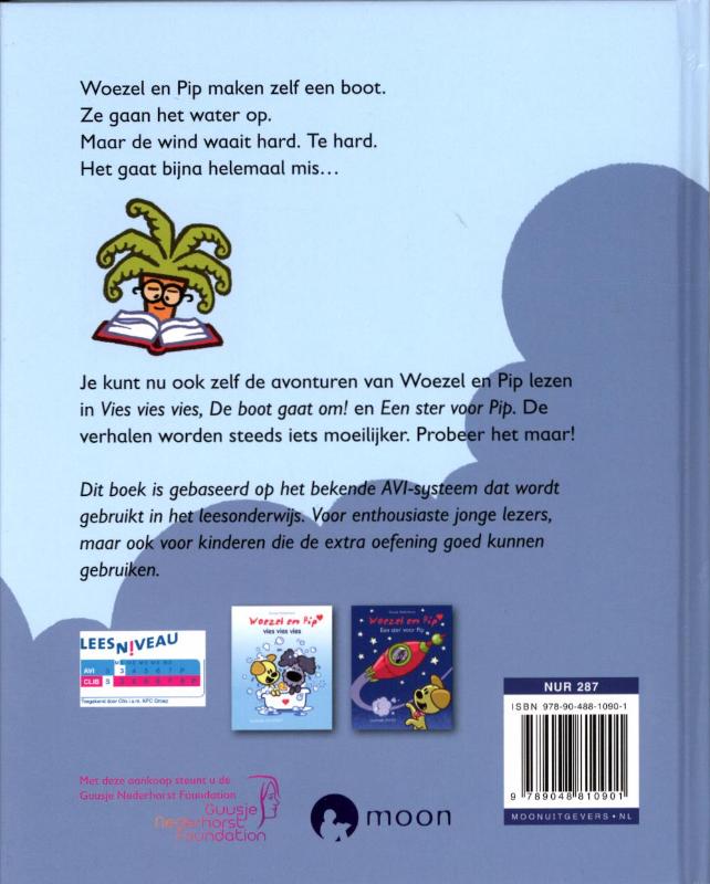 De boot gaat om / Woezel & Pip achterkant