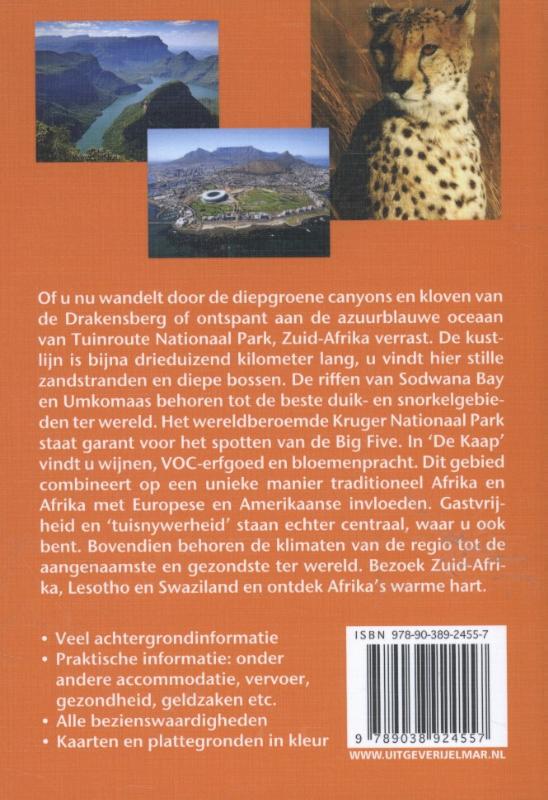 Reishandboek  -   Reishandboek Zuid-Afrika, Lesotho en Swaziland achterkant