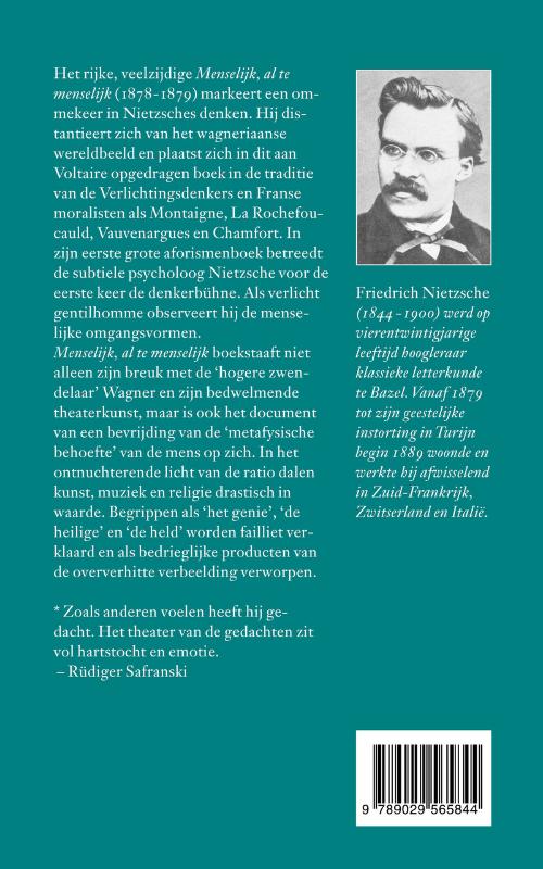 Menselijk , al te menselijk / Nietzsche-bibliotheek Menselijk , al te menselijk / Nietzsche-bibliotheek achterkant