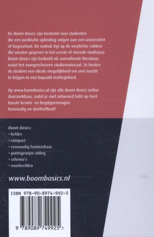 Erfrecht en schenking / Boom Basics achterkant