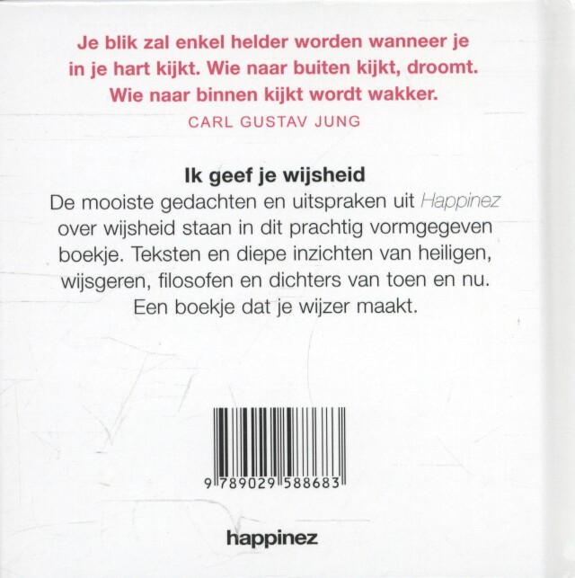 Happinez - Ik geef je wijsheid achterkant