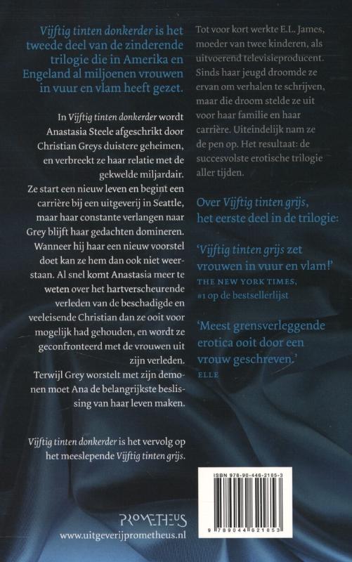 Vijftig tinten donkerder / Vijftig Tinten / 2 Vijftig tinten donkerder / Vijftig Tinten / 2 achterkant