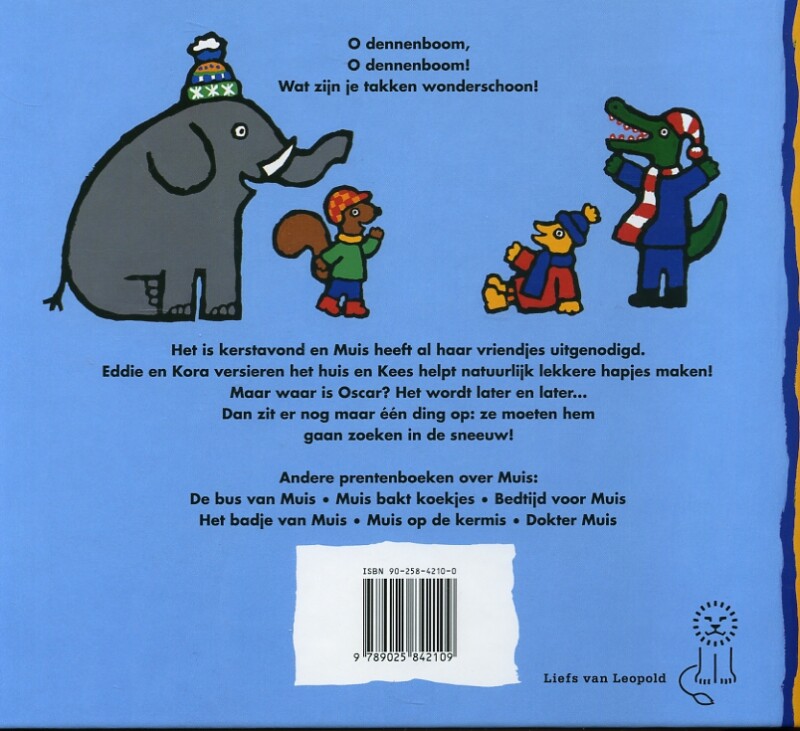 Kerstsneeuw voor Muis / Liefs van Leopold achterkant