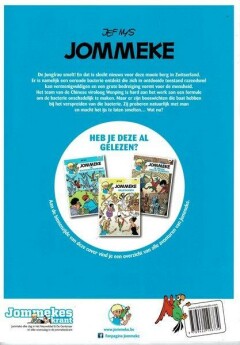 De Jungfrau smelt ! / Jommeke / 295 achterkant