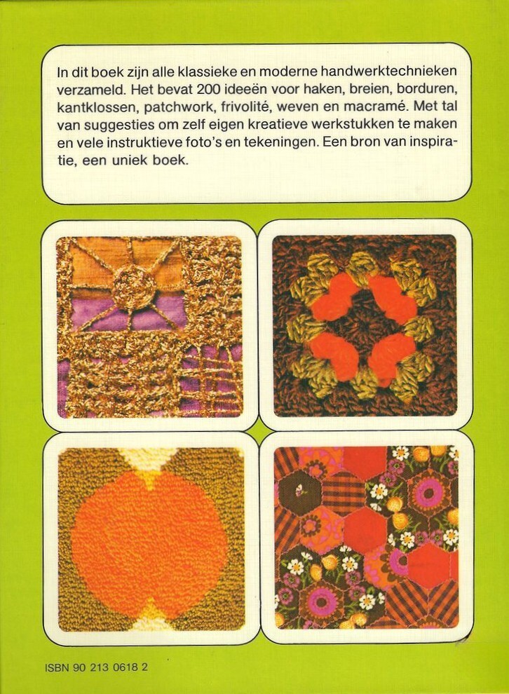 Handwerkboek achterkant