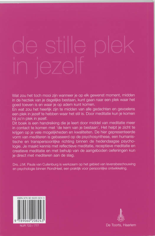 De stille plek in jezelf achterkant