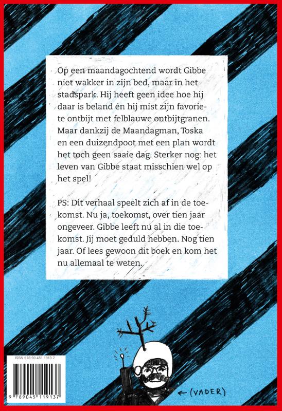 Gibbe en de maandagman Gibbe en de maandagman achterkant