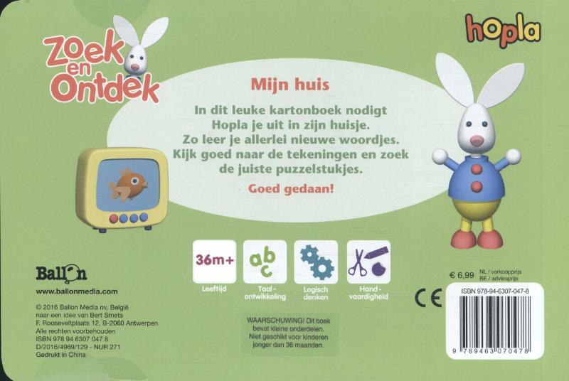 Zoek en ontdek / Mijn huis / Hopla / 0 achterkant