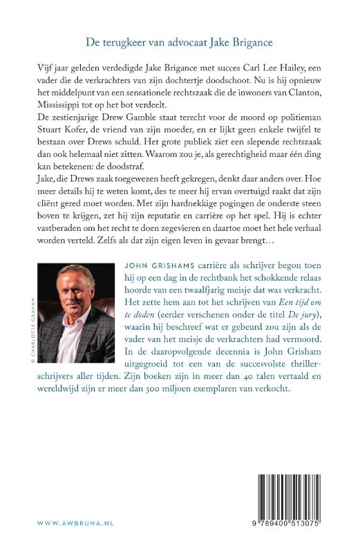 Een tijd voor genade / Jake Brigance / 3 achterkant