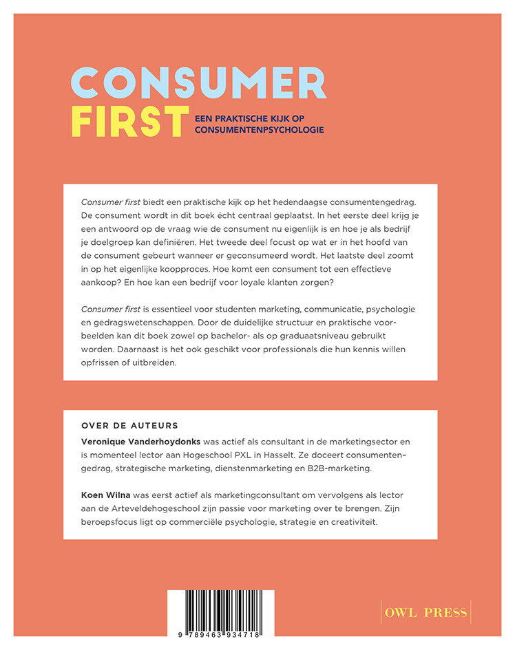 Consumer First achterkant